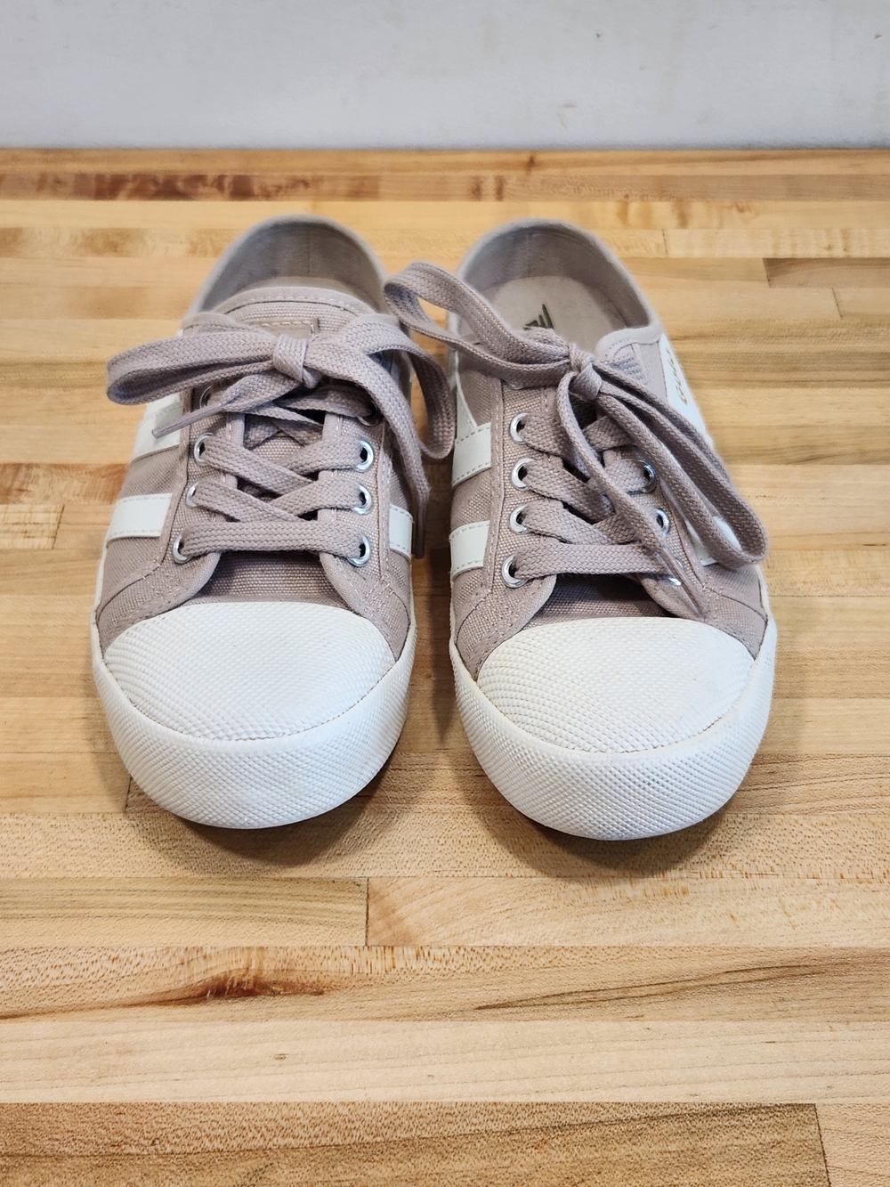 Gola Coaster Mule II Slip On Canvas Sneaker Pink White Women Size 6